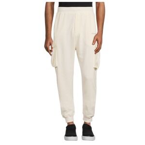 TWENTY‎ Montreal Logo Cargo Pockets Cream Joggers Sweatpants Size S